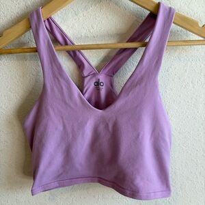 Alo Yoga Airbrush Real bra tank purple size small